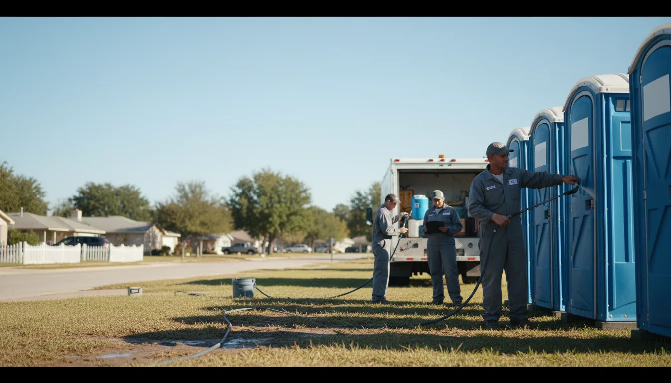 Long-Term Portable Toilet Rental in Baton Rouge, LA near me